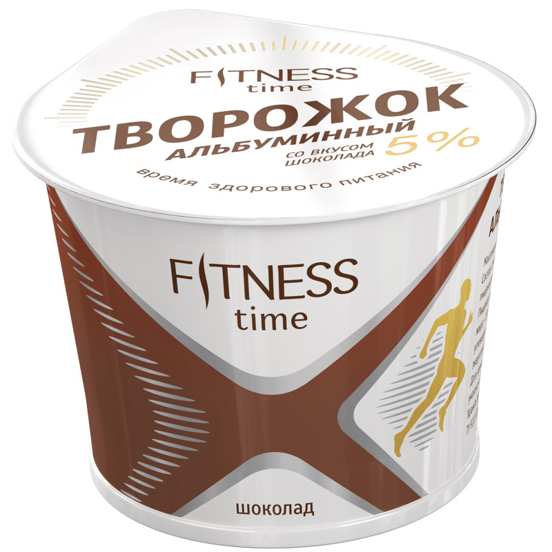 Творожок Fitness Time шоколад 5%, 100г — фото 2