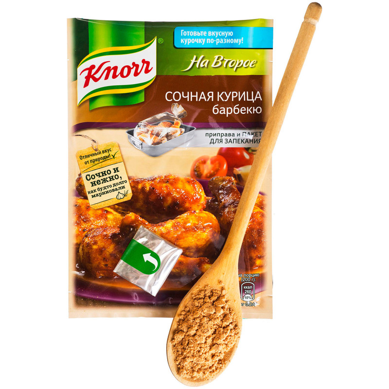 Приправа Knorr сочная курица барбекю, 26г — фото 2