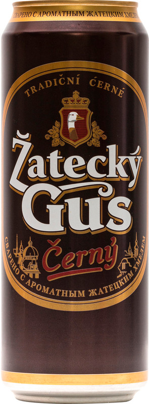 Пиво Zatecky Gus тёмное 3.5%, 450мл