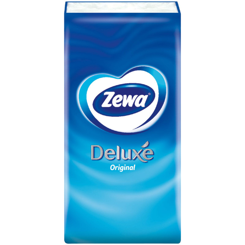 Платки носовые бумажные Zewa Deluxe, 10x10шт — фото 2