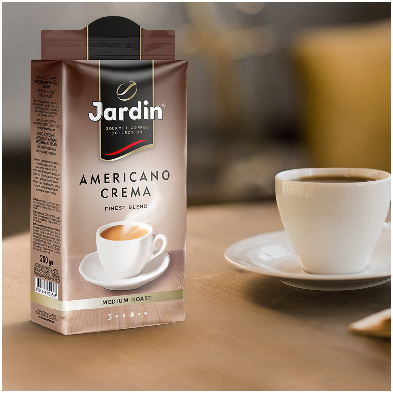 Кофе Jardin Americano Crema молотый, 250г — фото 4
