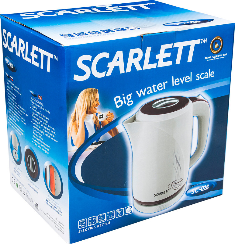 Чайник электрические Scarlett SC-028, 1.7л — фото 2