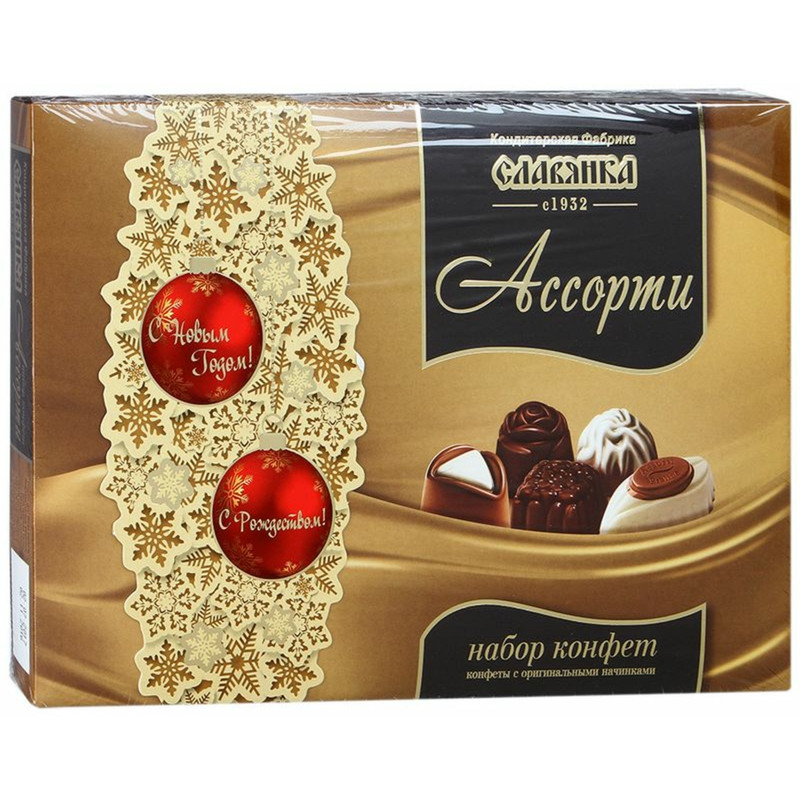 Набор конфет Славянка шоколадные ассорти, 183г
