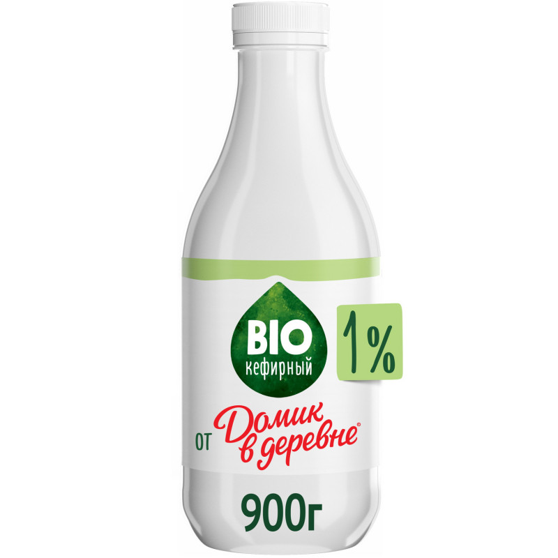 Продукт Домик в деревне биокефирный обогащенный бифидобактериями 1%, 900мл — фото 1