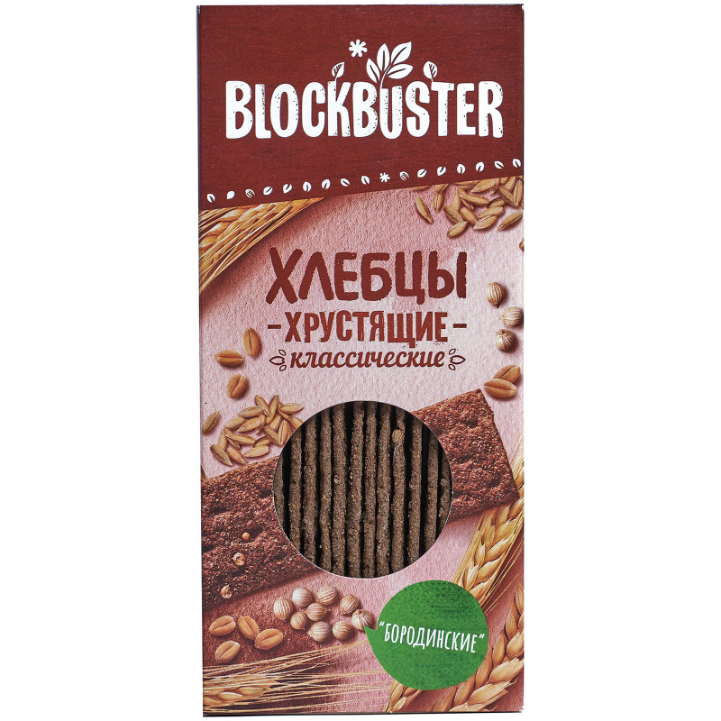 Хлебцы Blockbuster Бородинские классические хрустящие, 130г — фото 2