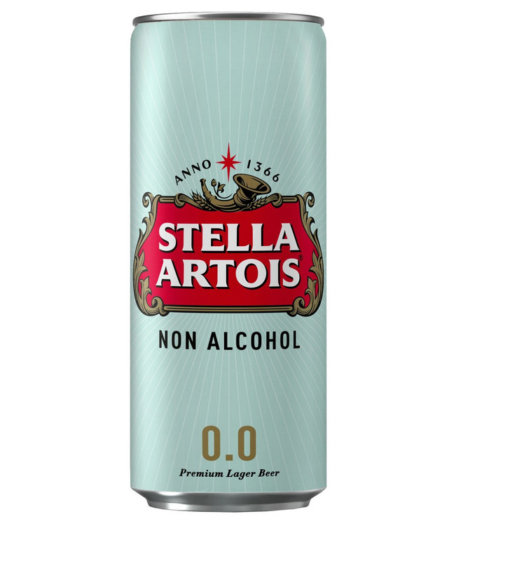 Пиво Стелла Артуа безалкогольное светлое пастеризованное, 330мл — фото 1