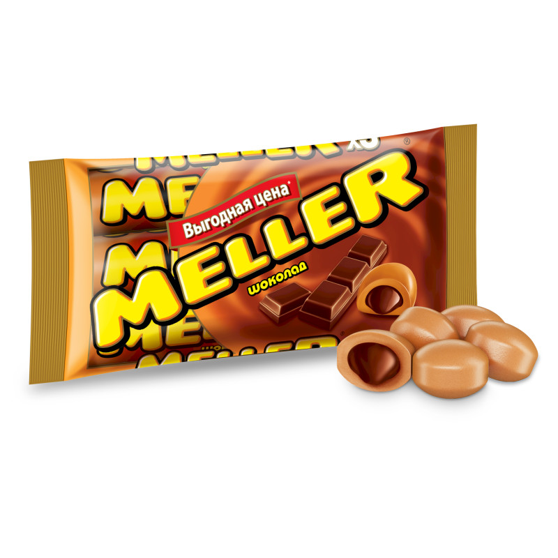 Ирис Meller с шоколадом, 3х38г — фото 1