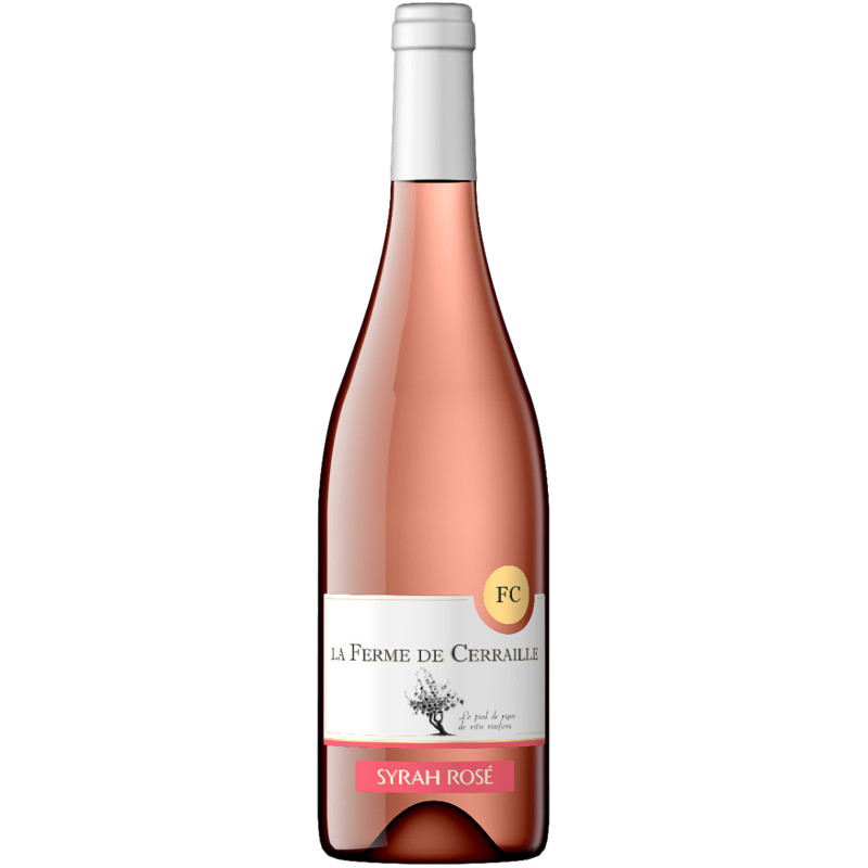 Вино La Ferme de Cerraille Сира розовое сухое, 750мл