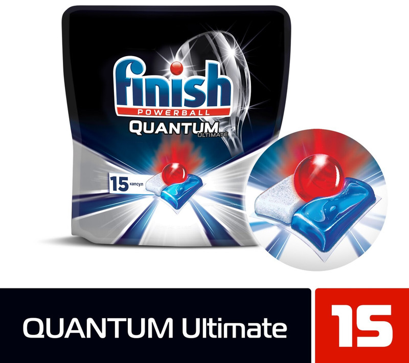 Таблетки Finish Quantum Ultimate, 15шт — фото 1