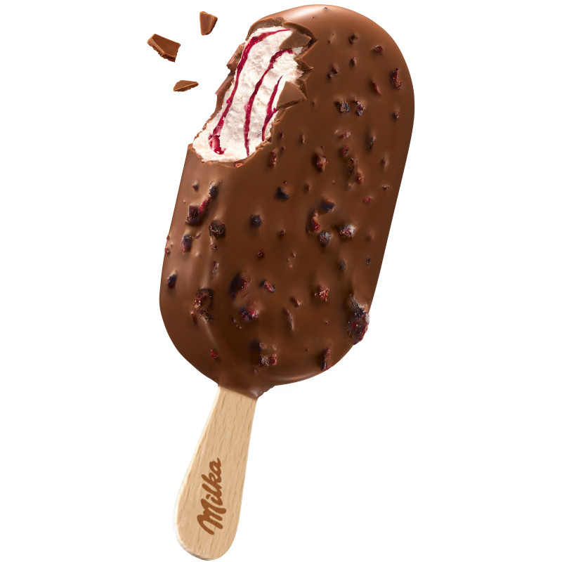Мороженое сливочное Milka Лесные ягоды 8%, 64г — фото 2