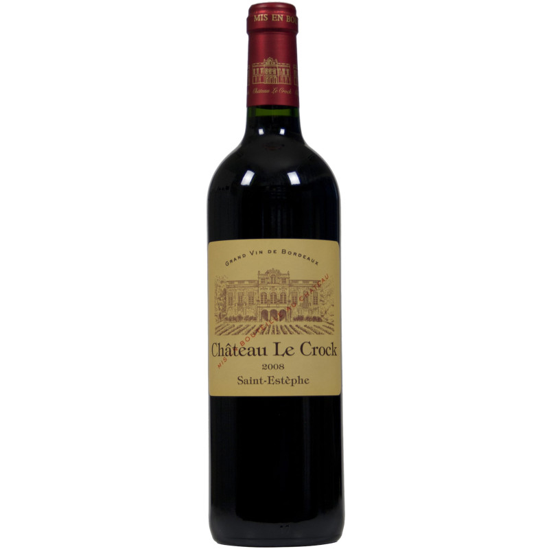 Вино Chateau Le Crock Saint Estephe красное сухое 14.5%, 750мл