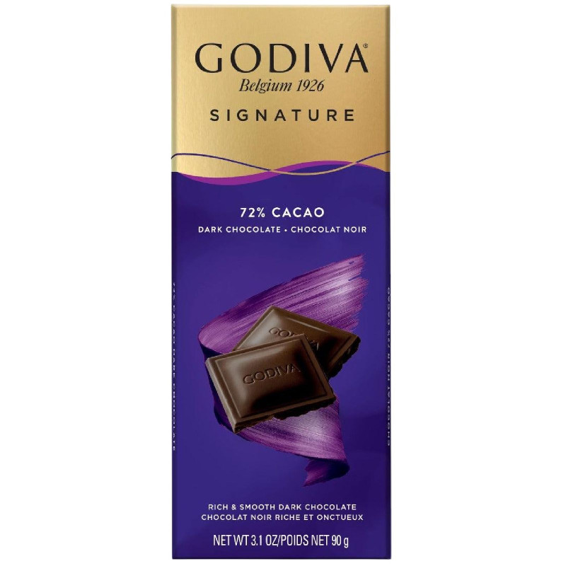 Шоколад Godiva горький 72%, 90г