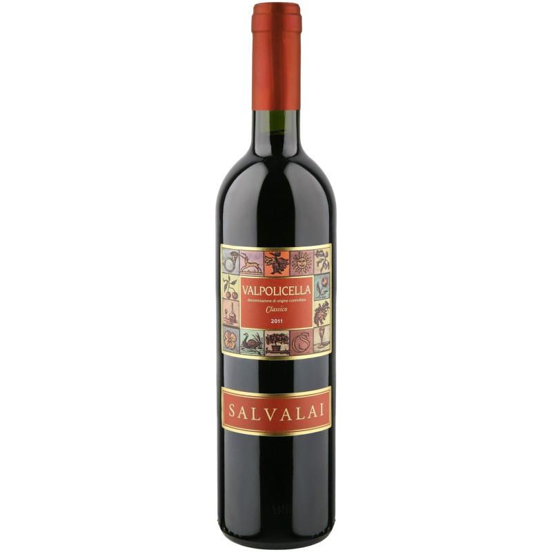 Вино Salvalai Вальполичелла Классико красное полусухое 12.5%, 750мл