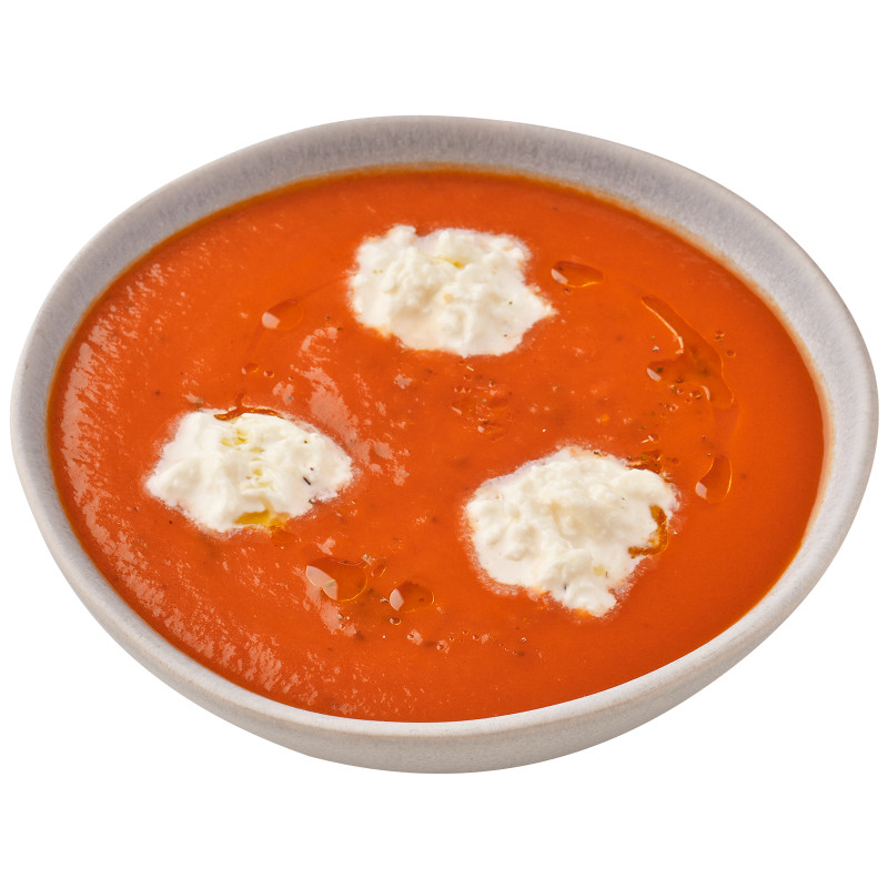 Суп томатный со страчателлой и базиликом Шеф Перекрёсток, 270г — фото 2