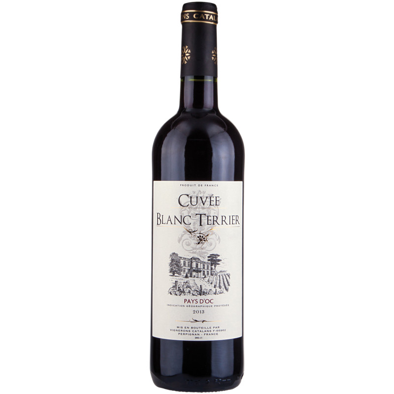 Вино Cuvee Blanc Terrier Rouge красное сухое 12.5%, 750мл