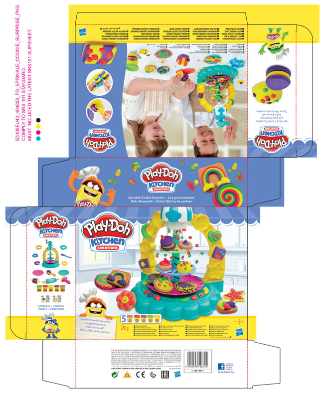 Игровой набор Play-Doh Карусель сладостей с массой для лепки — фото 1