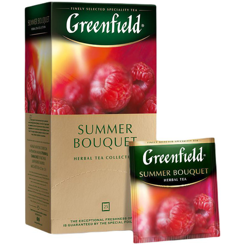 Чай Greenfield Summer Bouquet травяной в пакетиках, 25х2г — фото 3
