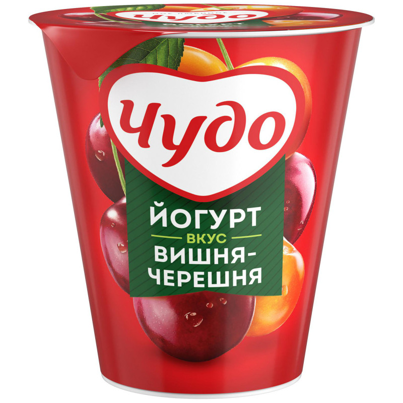 Йогурт фруктовый Чудо Вишня-Черешня 2.5%, 290г — фото 1
