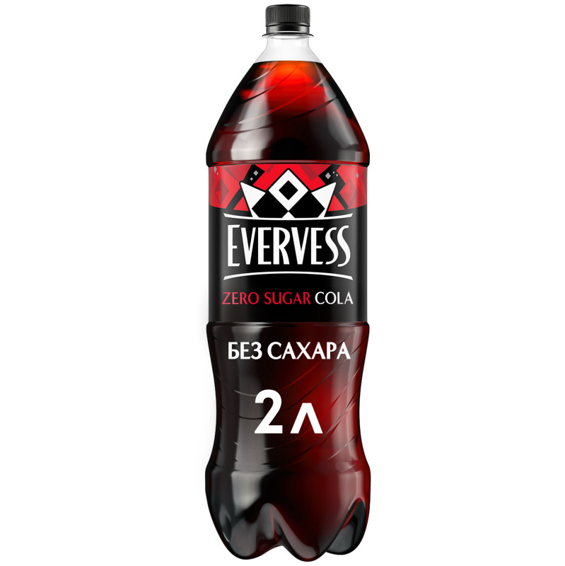 Напиток газированный Evervess Cola zero sugar, 2л