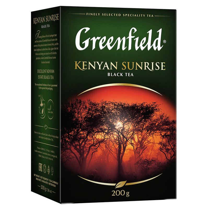 Чай Greenfield Kenyan Sunrise чёрный, 200г — фото 2