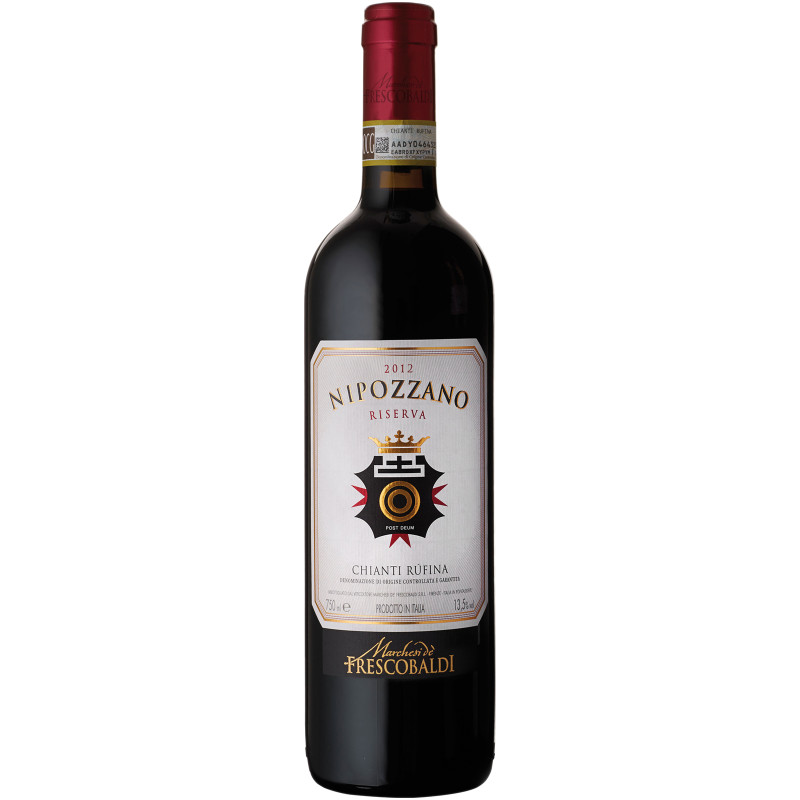 Вино Frescobaldi Nipozzano Chianti Rufina Riserva DOCG красное сухое 13%, 375мл