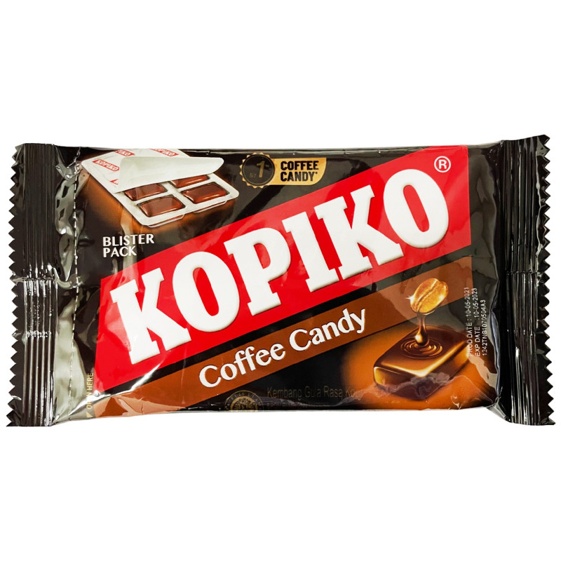 Карамель Kopiko Coffee Candy леденцовая кофейная, 32г