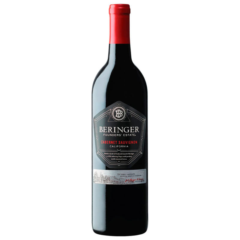 Вино Beringer Founder's Estate Cabernet Sauvignon красное сухое 14%, 750мл