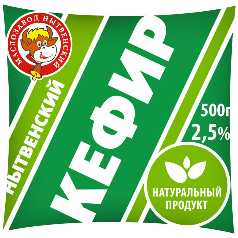 Кефир Маслозавод Нытвенский 2.5%, 500мл