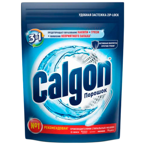 Средство Calgon 3в1 для смягчения воды и предотвращения образования известкового налёта, 400г
