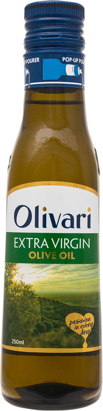 Масло оливковое Olivari Extra Virgin нерафинированное, 250мл