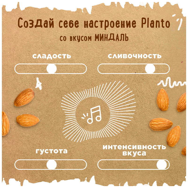 Напиток Planto Barista Almond миндальный ультрапастеризованный, 1л — фото 4