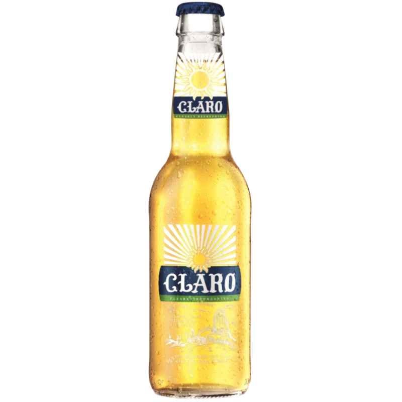 Пиво Claro светлое фильтрованное пастеризованное 4,6%, 330мл