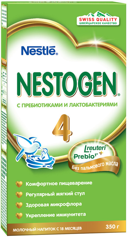 Напиток Nestogen L.Reuteri сухой молочный с пребиотиками от 18 месяцев, 350г — фото 11