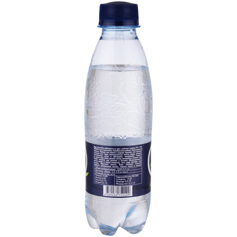 Вода Aquanika питьевая газированная, 250мл — фото 1