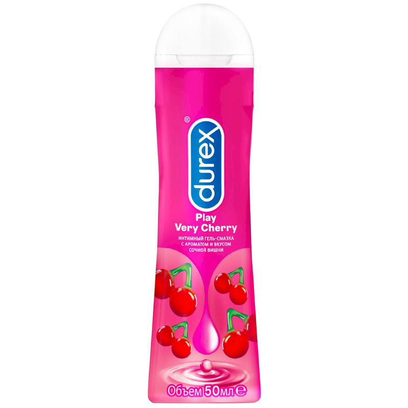 Гель-смазка Durex Play very cherry, 50мл