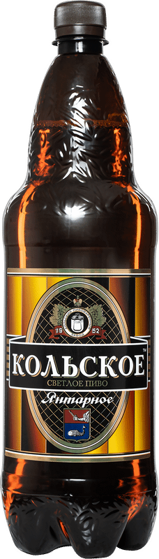 Пиво Кольское янтарное светлое фильтрованное 4.5%, 1.35л