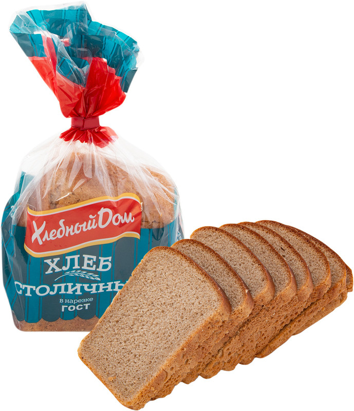 Хлеб Хлебный Дом Столичный половинка, 350г — фото 2