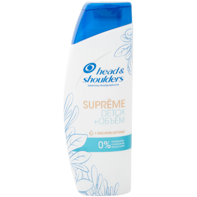 Шампунь Head&Shoulders Supreme Detox + объём с маслом арганы, 300мл