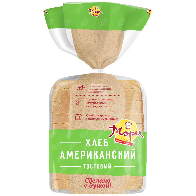 Хлеб Мэри Американский тостовый в нарезке, 250г — фото 1