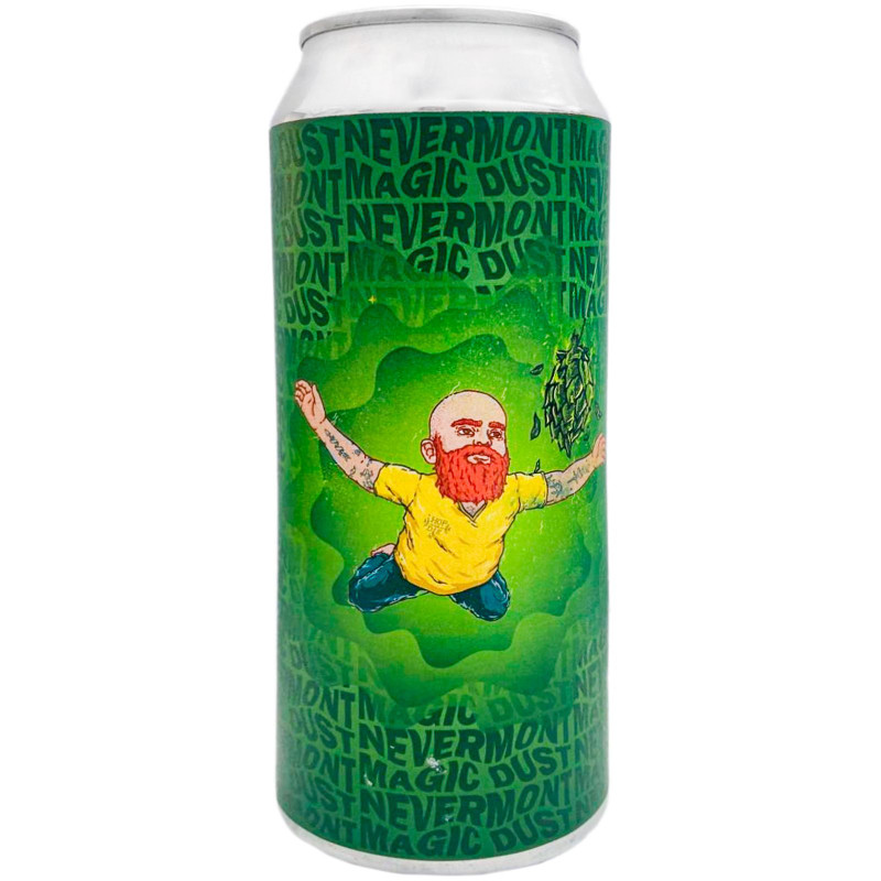 Пиво Nevermont Magic Dust светлое нефильтрованное непастеризованное неосветлённое 7%, 500мл