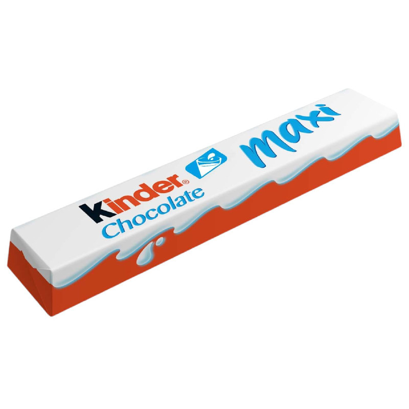 Шоколад молочный Kinder Макси с молочной начинкой, 21г