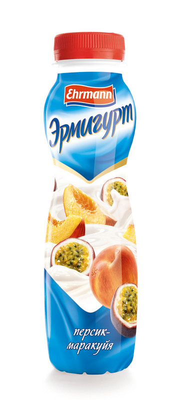 Напиток йогуртный Эрмигурт Персик-маракуйя 1.2%, 290мл