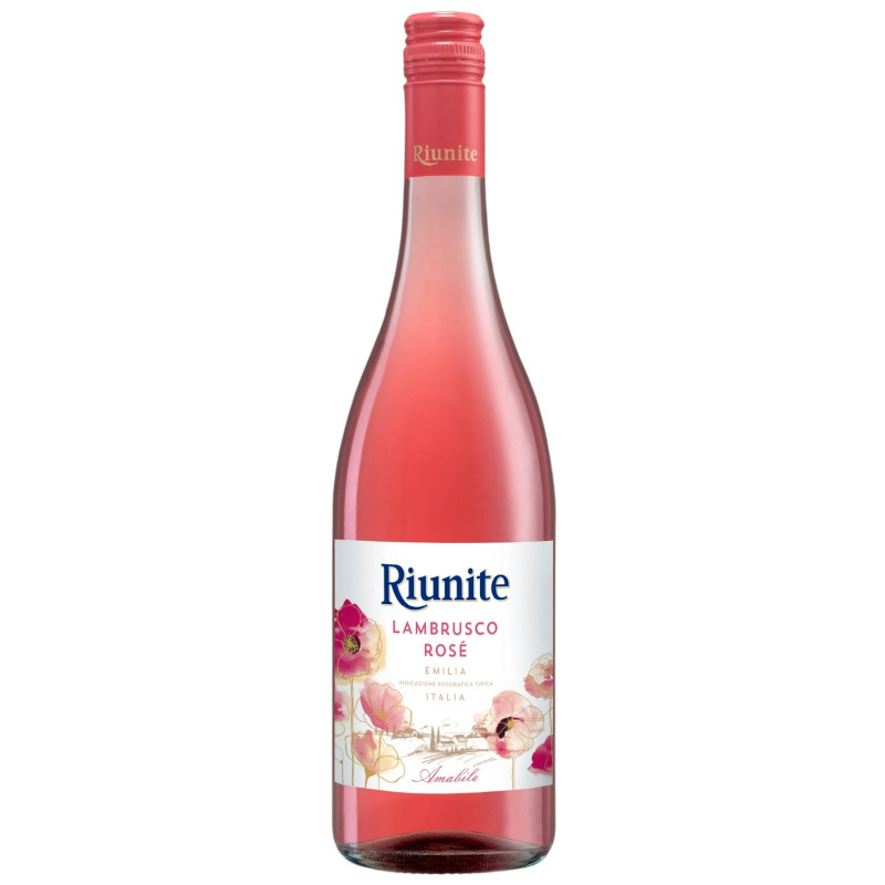 Напиток газированный виноградосодержащий Lambrusco Rosato 8.5%, 750мл