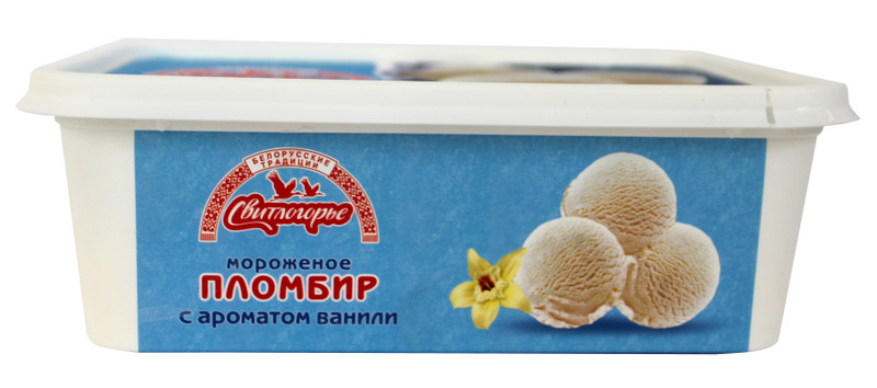 Пломбир Свитлогорье с ароматом ванили 15%, 500г — фото 1
