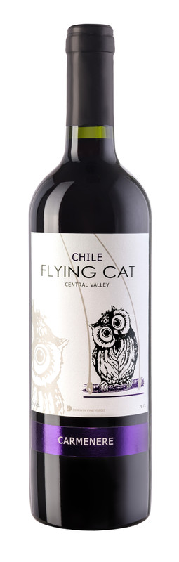Вино Flying Cat Карменер красное сухое 13%, 750мл