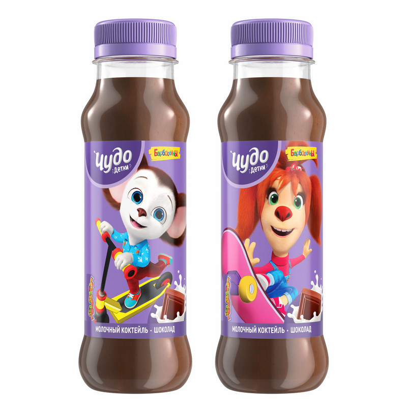 Коктейль молочный Чудо Детки Шоколад 2.5%, 255мл — фото 4