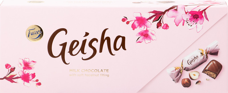 Конфеты Geisha шоколадные с начинкой из тёртых орехов, 270г — фото 1