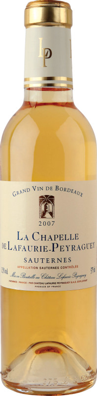 Вино Chateau Lafaurie-Peyraguey Ля Шапель де Лафори-Пейраге белое сладкое 9.1-13%, 375мл — фото 1