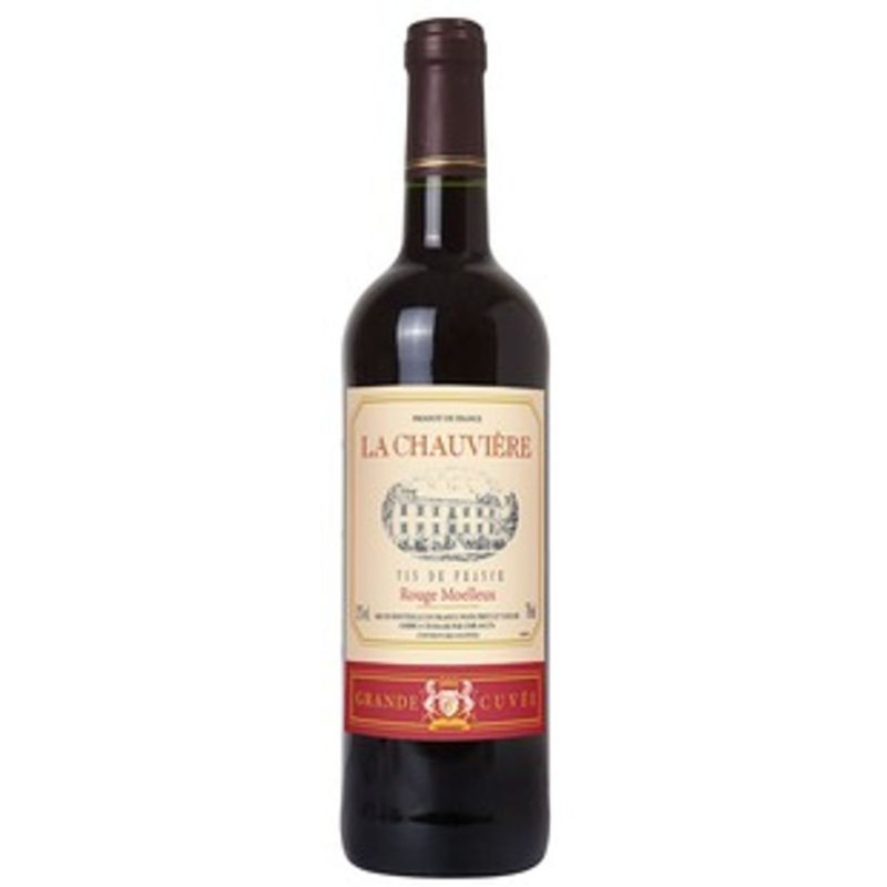 Вино La Chauviere Руж красное полусладкое 11.5%, 750мл