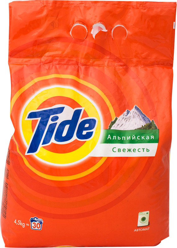 Порошок стиральный Tide Альпийская Свежесть автомат, 4.5кг — фото 1